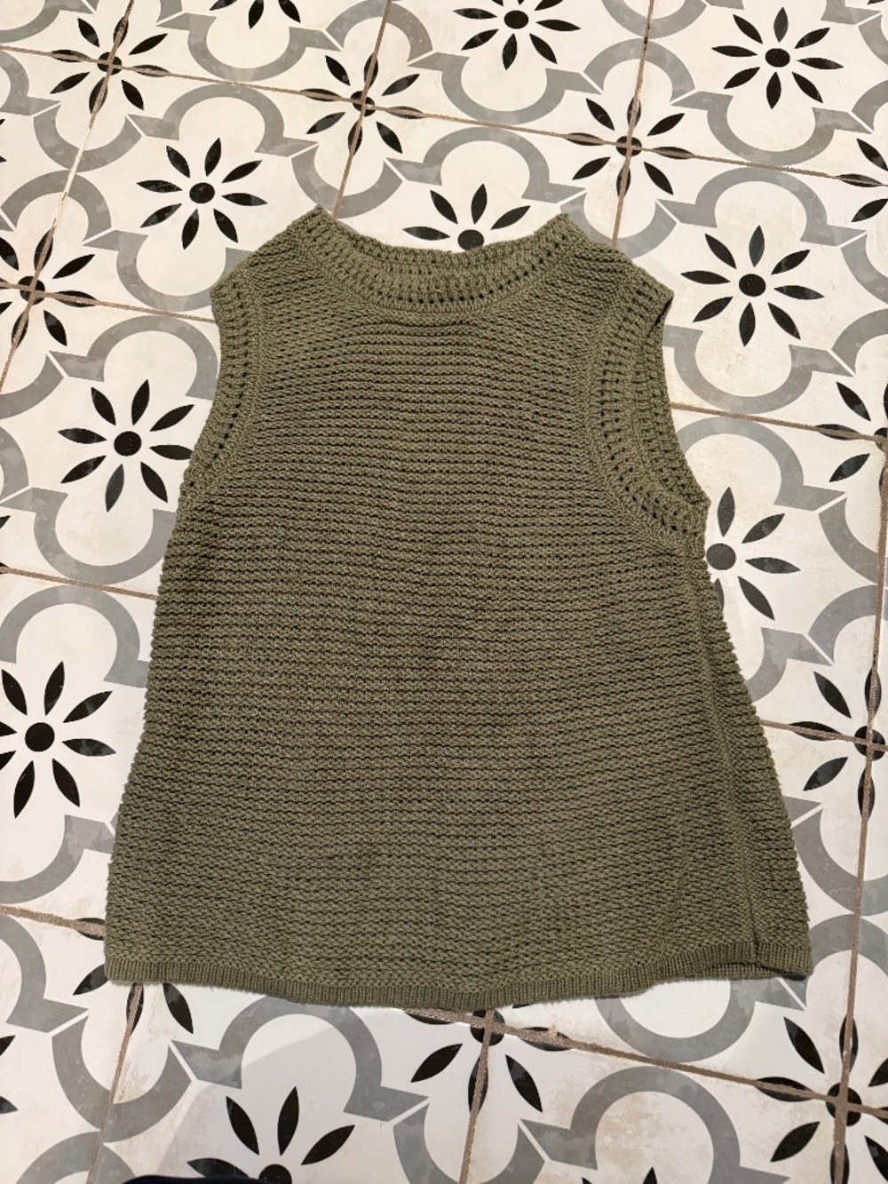 Everlane Organic Cotton Open Stitch Tank